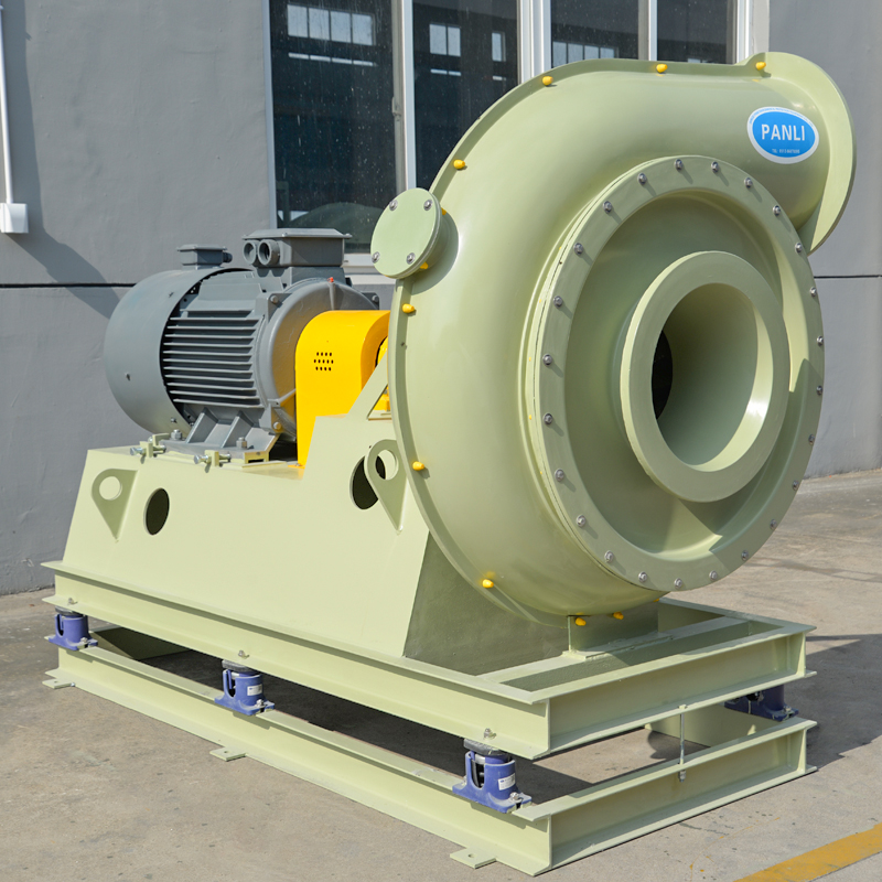 High pressure fiberglass centrifugal fan