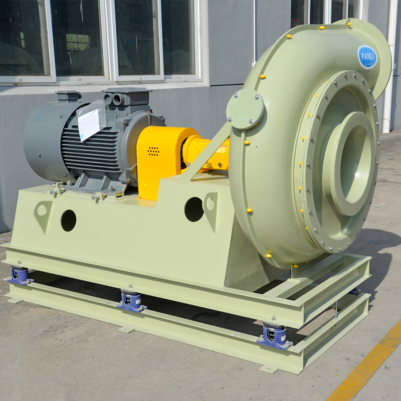 High pressure fiberglass centrifugal fan