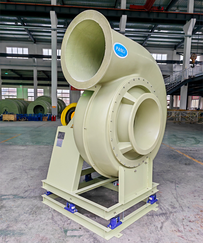 Fiberglass acid alkali fan