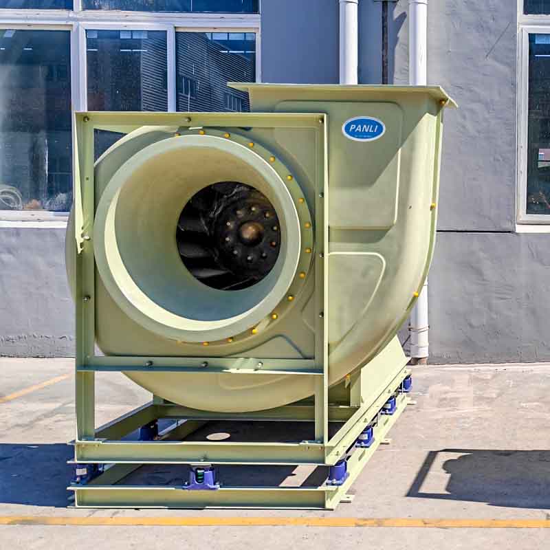 Corrosion resistant fiberglass fan