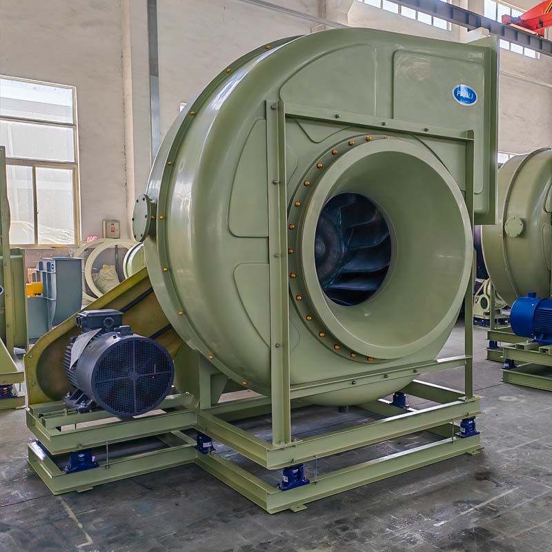 Corrosion and acid and alkali resistant fiberglass fan